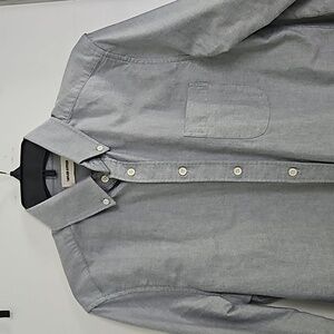 Taylor Stitch Oxford Button Down Shirt Blue Grey Men’s Size Medium M 38